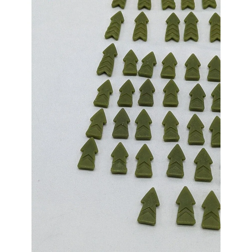 (50) Green Player Risk 2008 Player Pieces